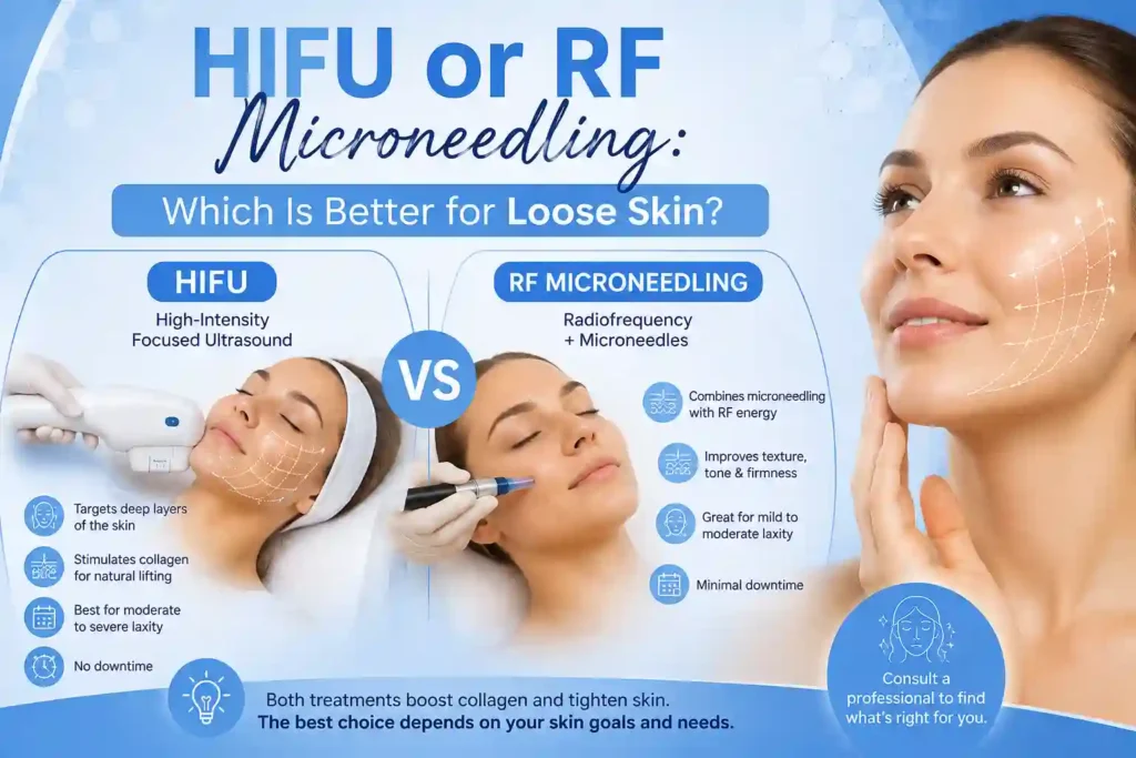 HIFU or RF Microneedling: Which Is Better for Loose Skin Cumbernauld ?